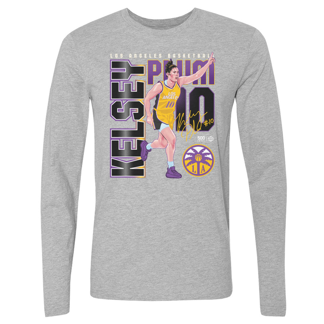 Kelsey Plum Men's Long Sleeve T-Shirt | 500 LEVEL