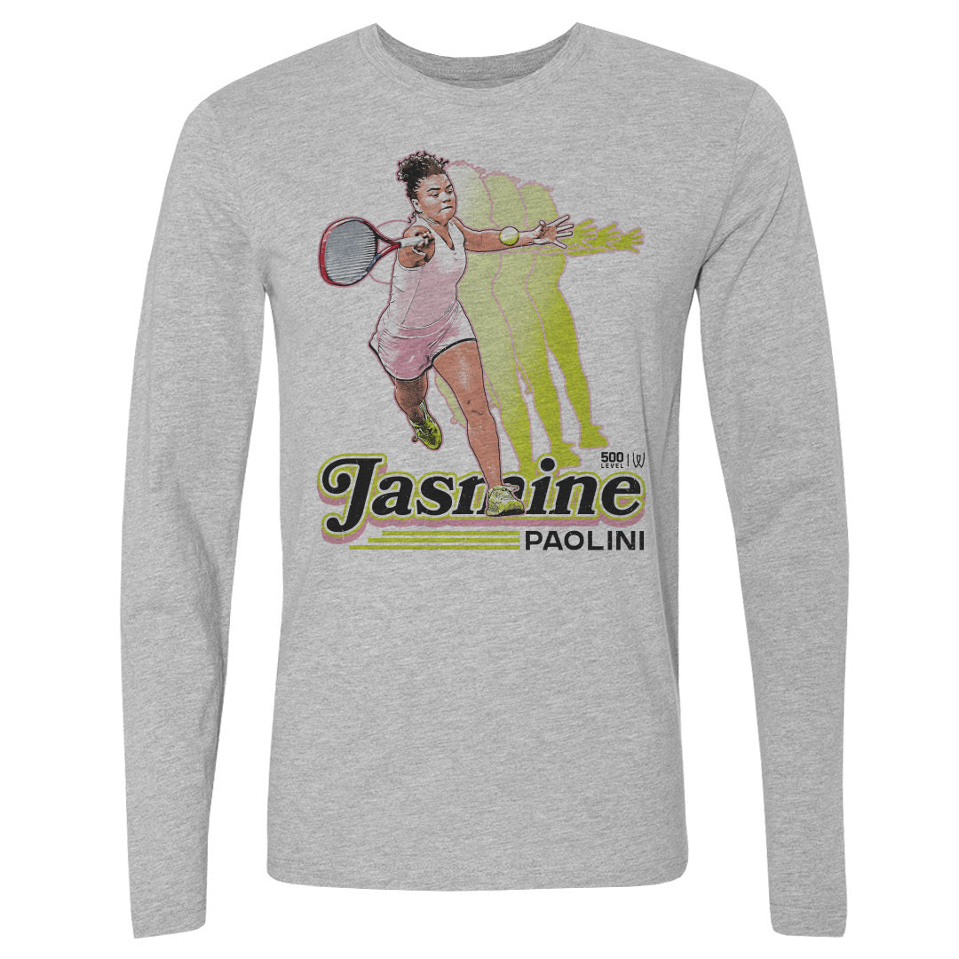 Jasmine Paolini Men's Long Sleeve T-Shirt | 500 LEVEL