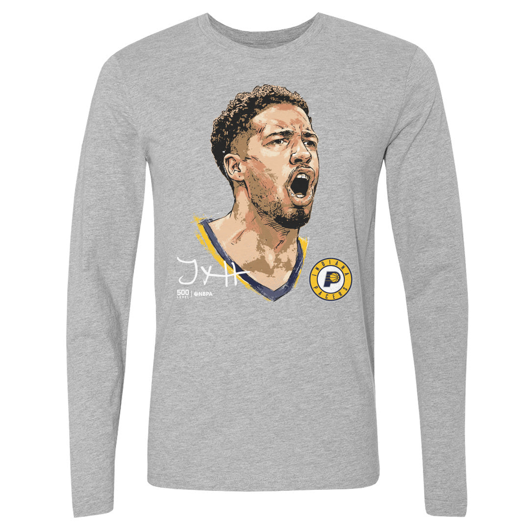 Tyrese Haliburton Men's Long Sleeve T-Shirt | 500 LEVEL