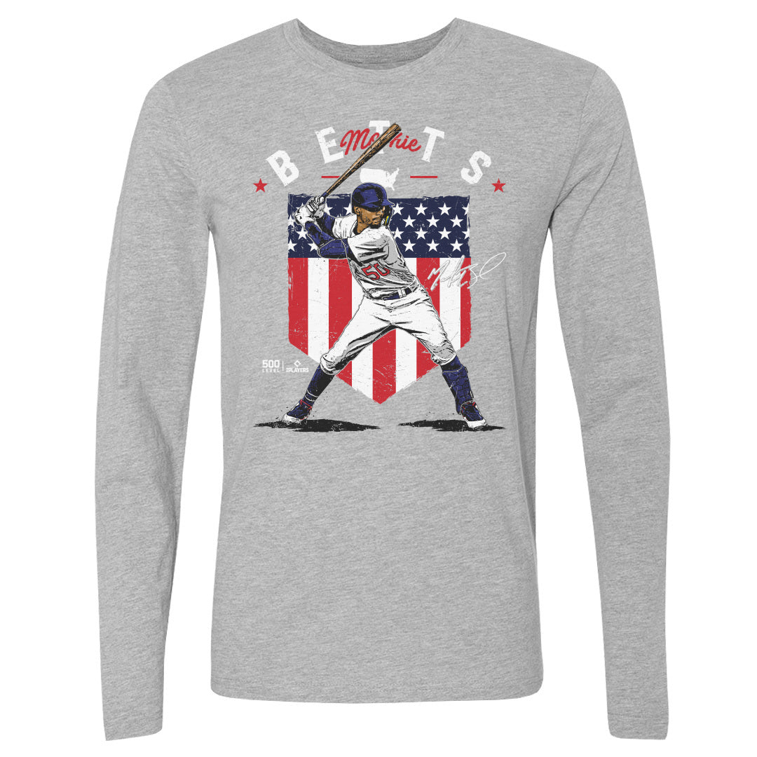 Mookie Betts Men's Long Sleeve T-Shirt | 500 LEVEL