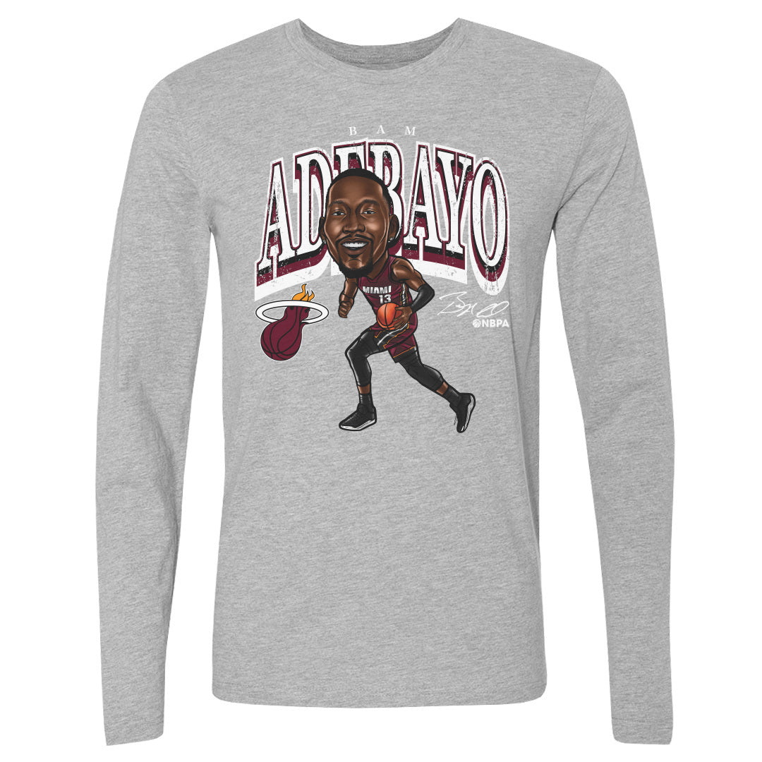 Bam Adebayo Men's Long Sleeve T-Shirt | 500 LEVEL