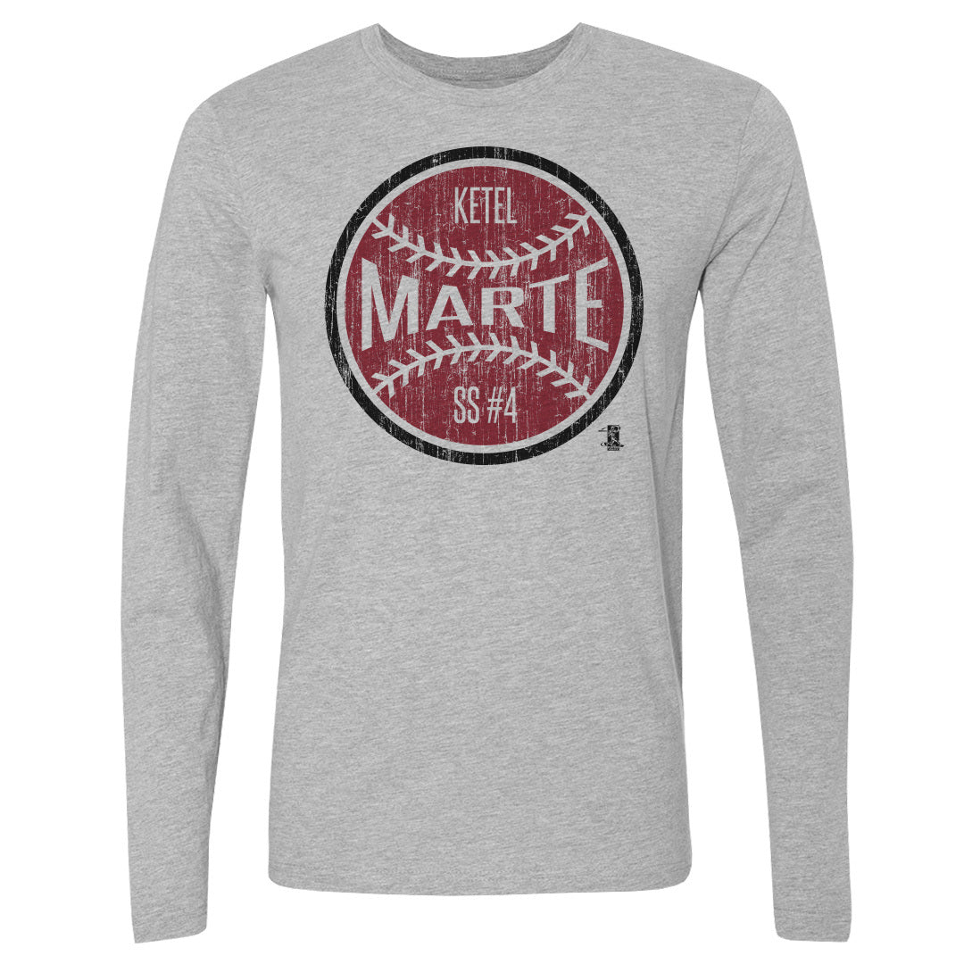 Ketel Marte Men's Long Sleeve T-Shirt | 500 LEVEL
