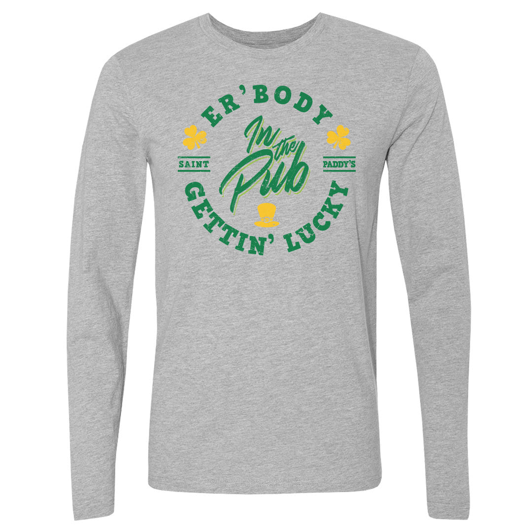 St. Patrick's Day Men's Long Sleeve T-Shirt | 500 LEVEL