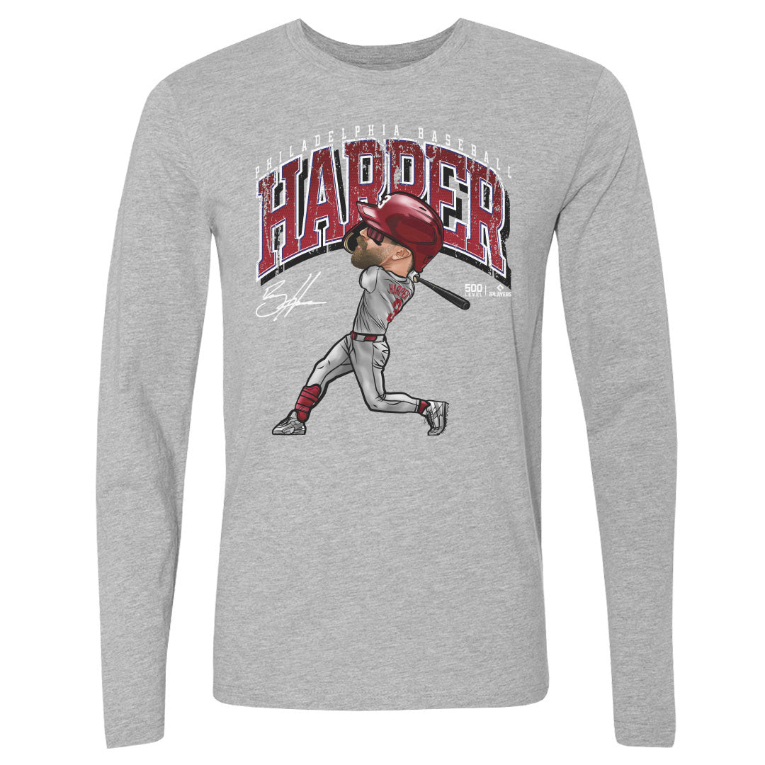 Bryce Harper Men's Long Sleeve T-Shirt | 500 LEVEL