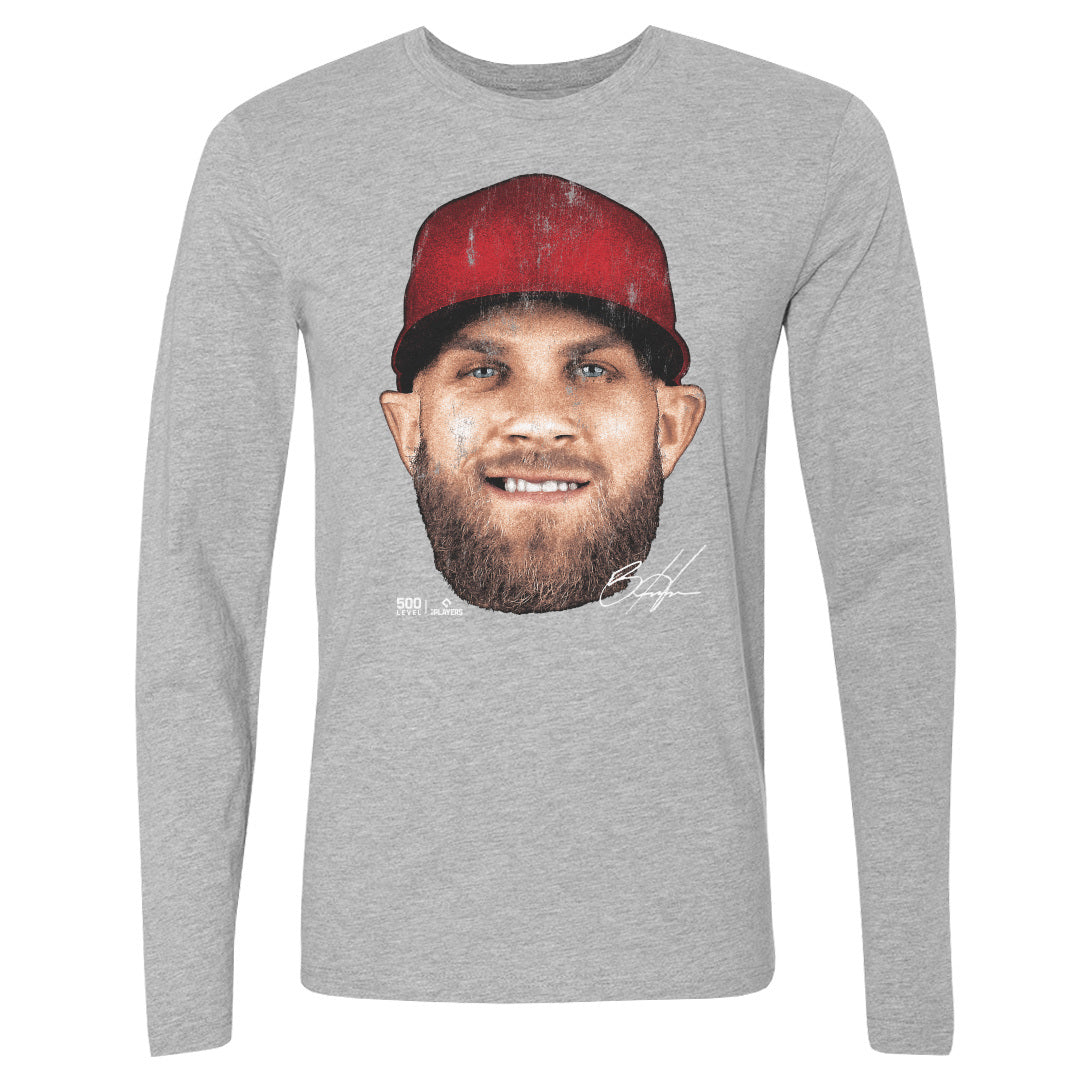 Bryce Harper Men's Long Sleeve T-Shirt | 500 LEVEL