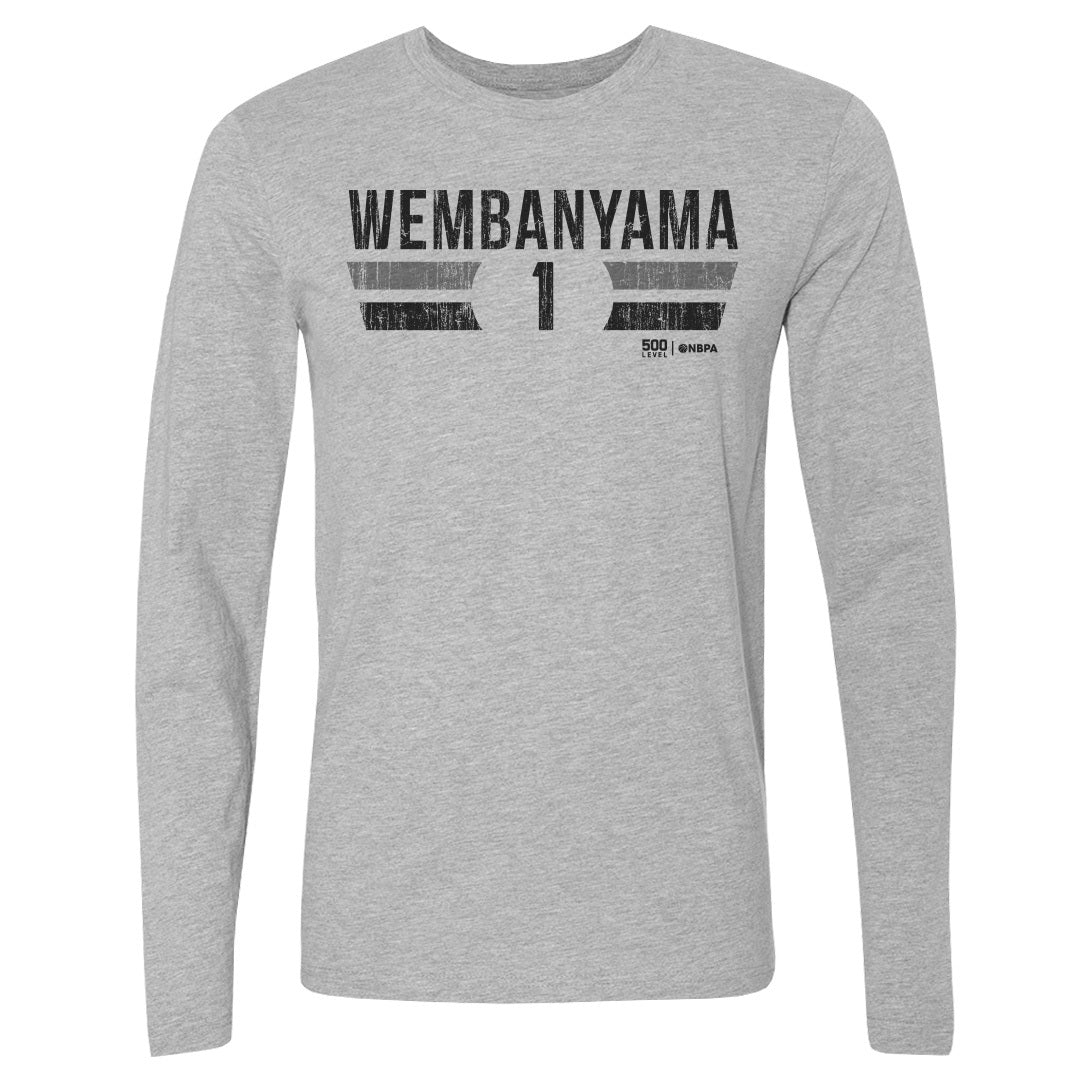 Victor Wembanyama Men's Long Sleeve T-Shirt | 500 LEVEL