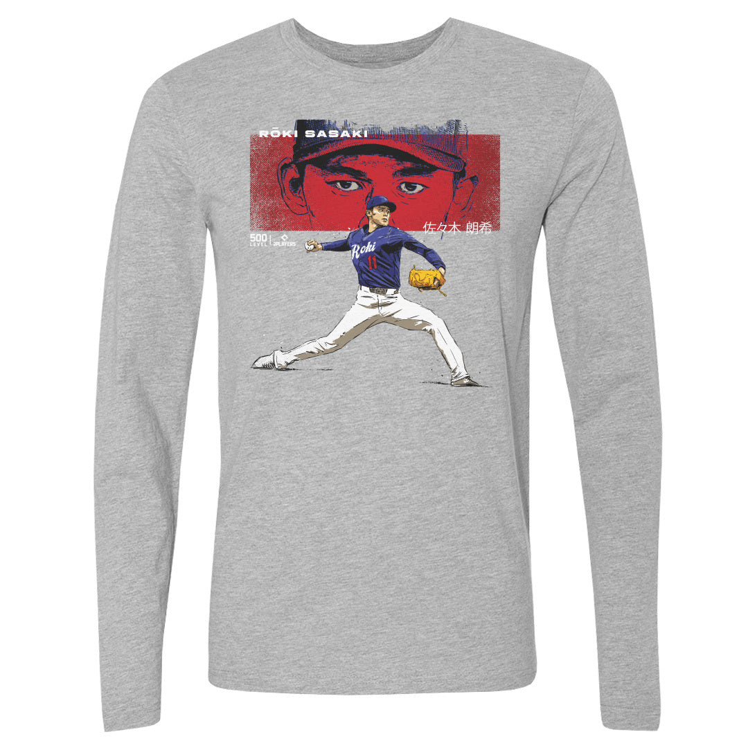 Roki Sasaki Men's Long Sleeve T-Shirt | 500 LEVEL