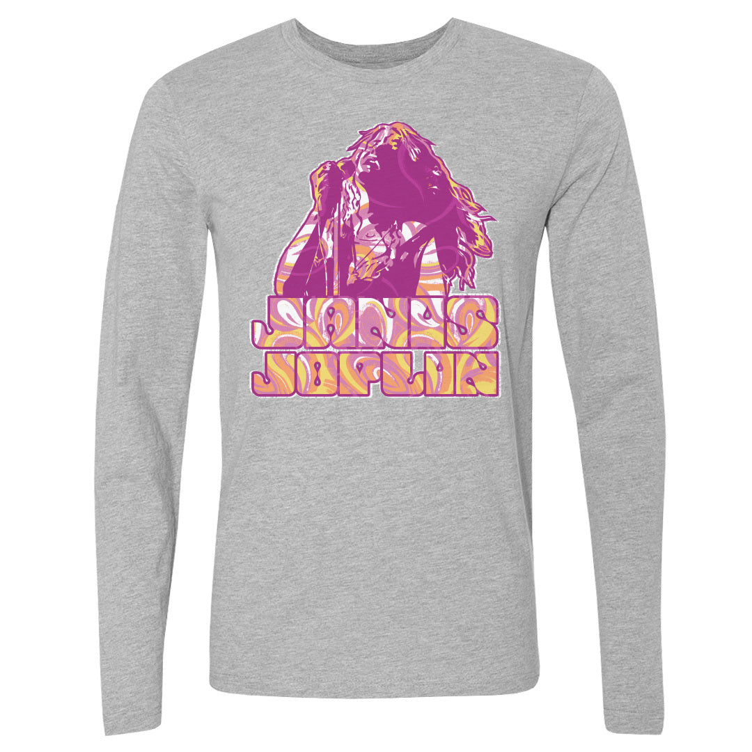 Janis Joplin Men's Long Sleeve T-Shirt | 500 LEVEL
