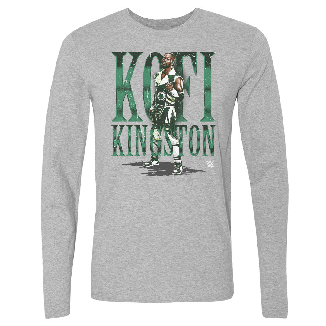 Kofi Kingston Men's Long Sleeve T-Shirt | 500 LEVEL