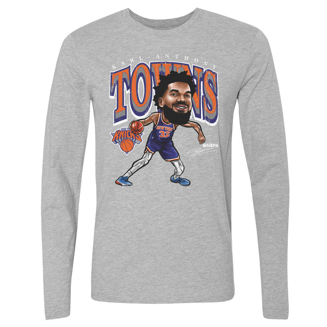 Karl-Anthony Towns Men's Long Sleeve T-Shirt | 500 LEVEL