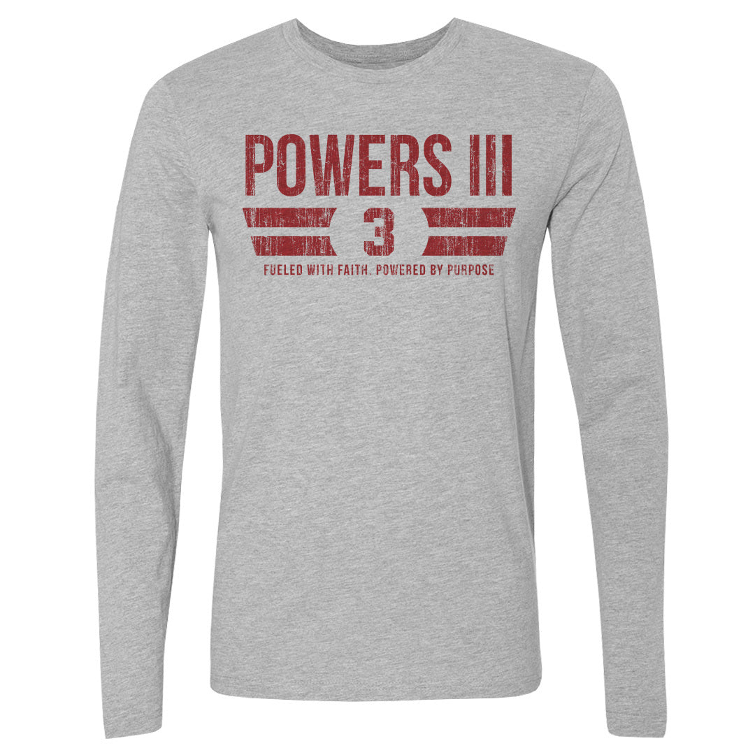 Reggie Powers III Men's Long Sleeve T-Shirt | 500 LEVEL