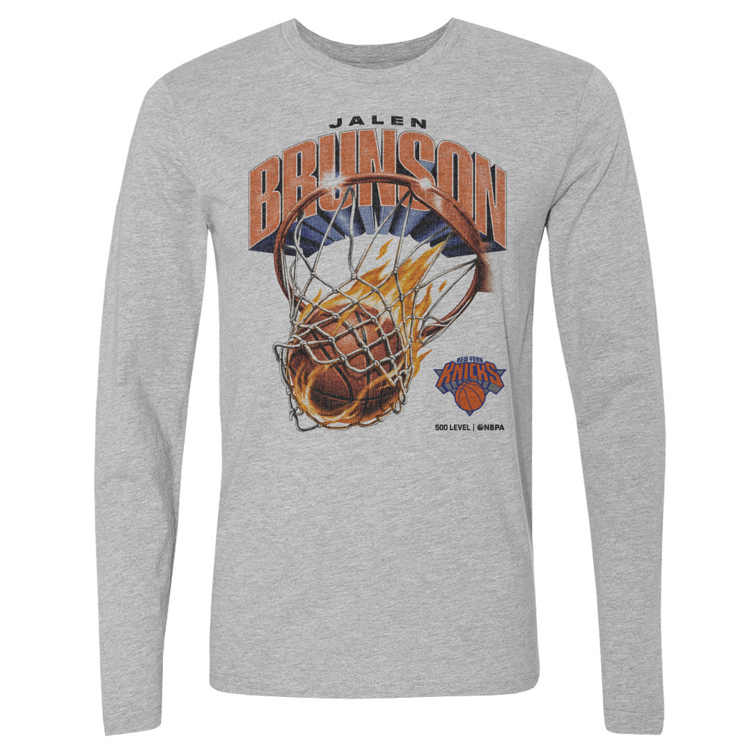 Jalen Brunson Men's Long Sleeve T-Shirt | 500 LEVEL