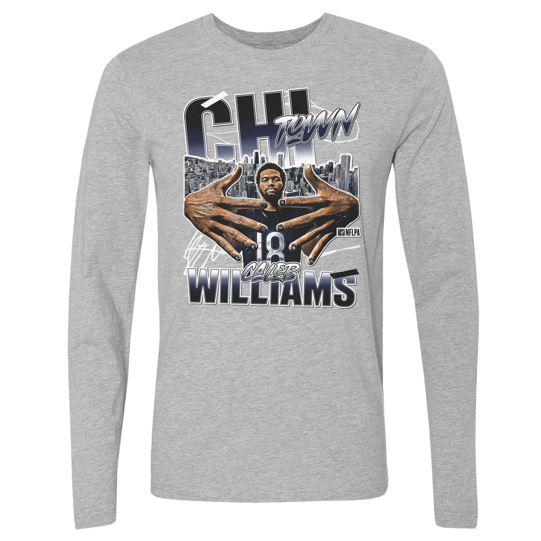 Caleb Williams Men's Long Sleeve T-Shirt | 500 LEVEL