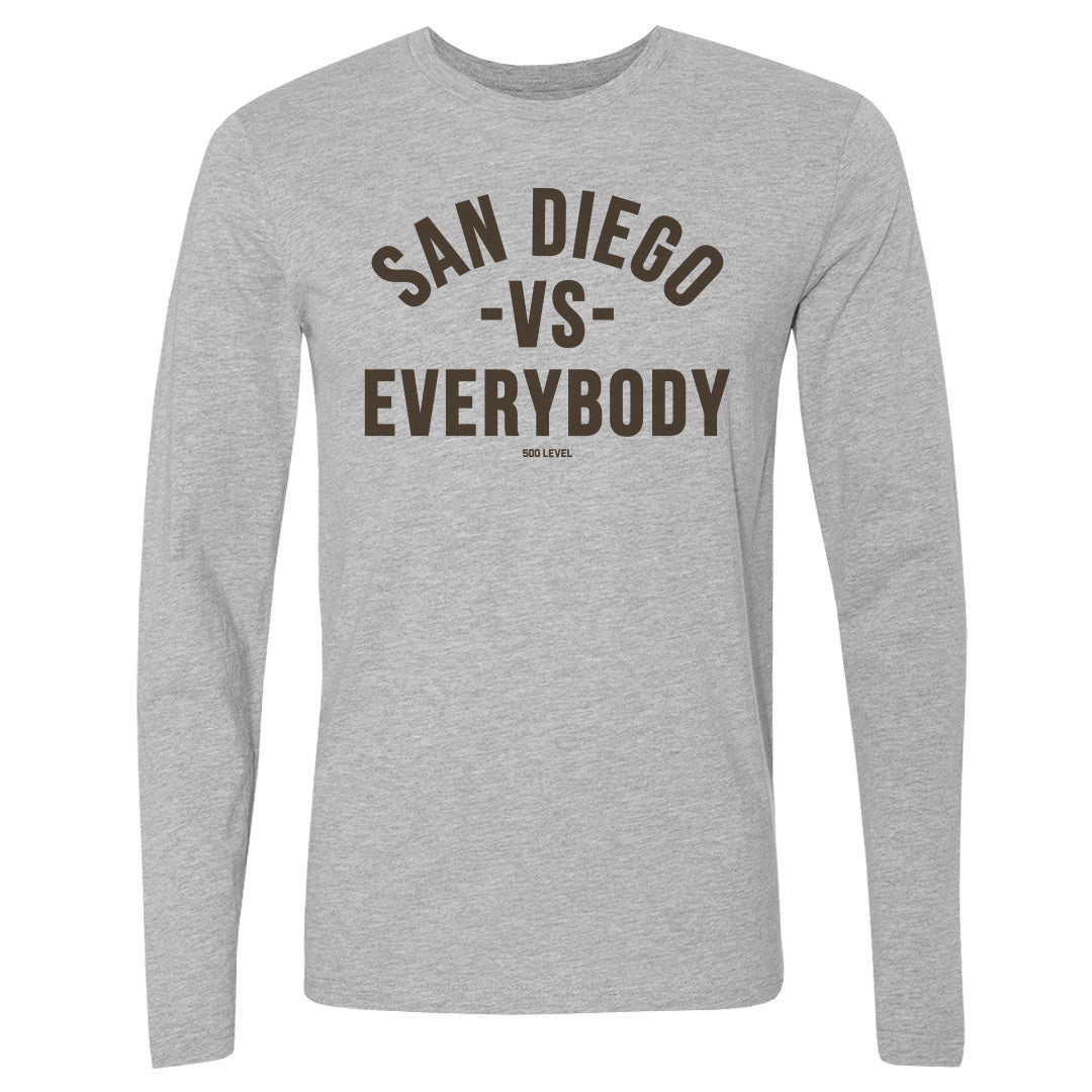 San Diego Baseball Men's Long Sleeve T-Shirt | 500 LEVEL