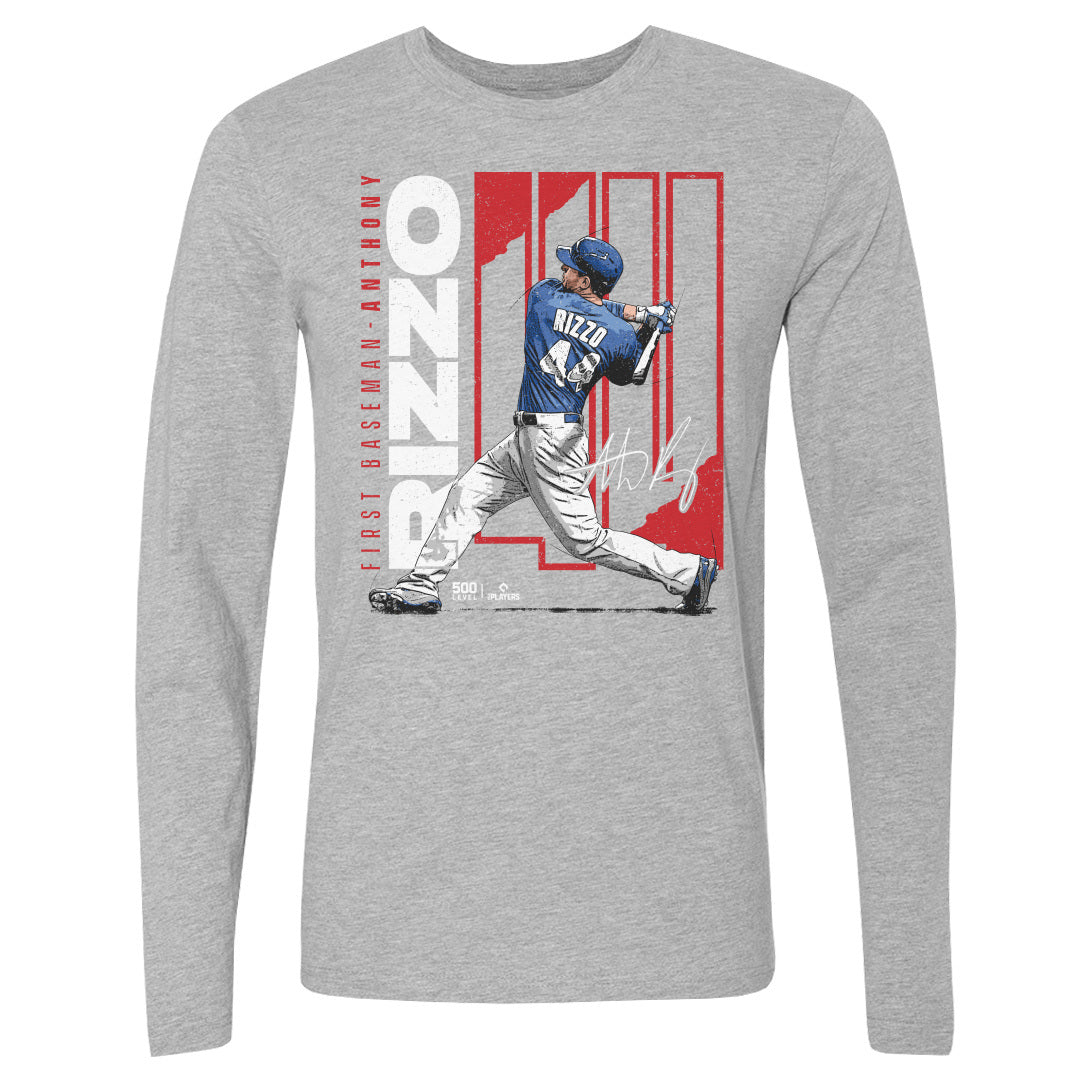 Anthony Rizzo Men's Long Sleeve T-Shirt | 500 LEVEL