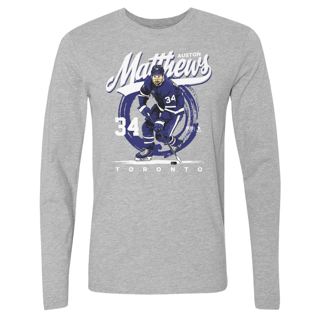 Auston Matthews Men's Long Sleeve T-Shirt | 500 LEVEL
