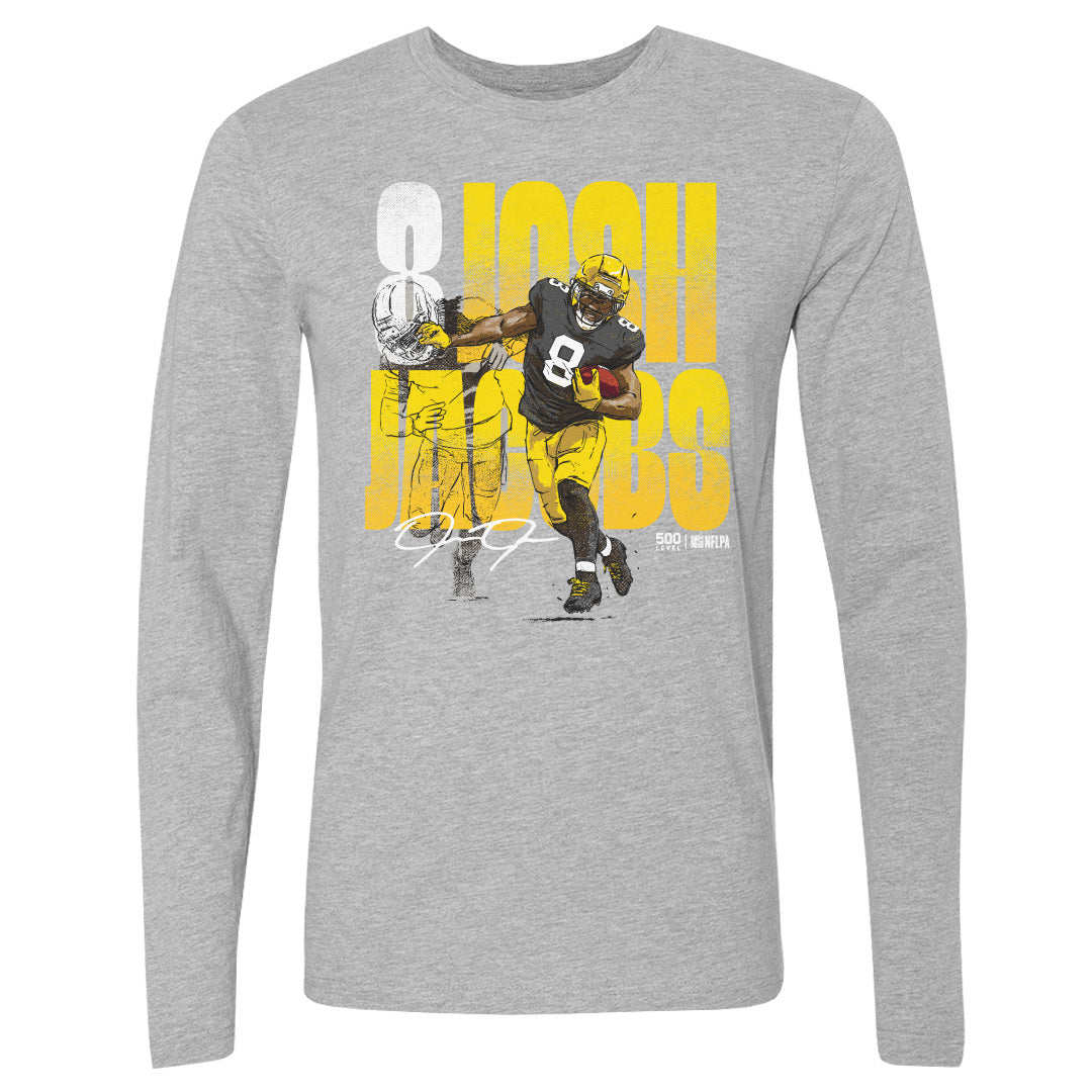 Josh Jacobs Men's Long Sleeve T-Shirt | 500 LEVEL