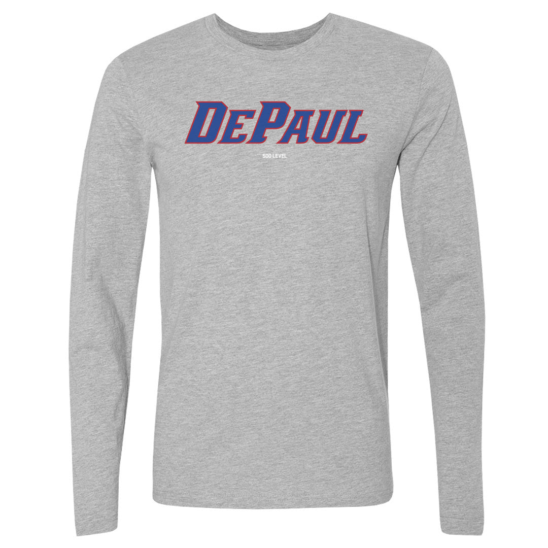 DePaul Blue Demons Men's Long Sleeve T-Shirt | 500 LEVEL