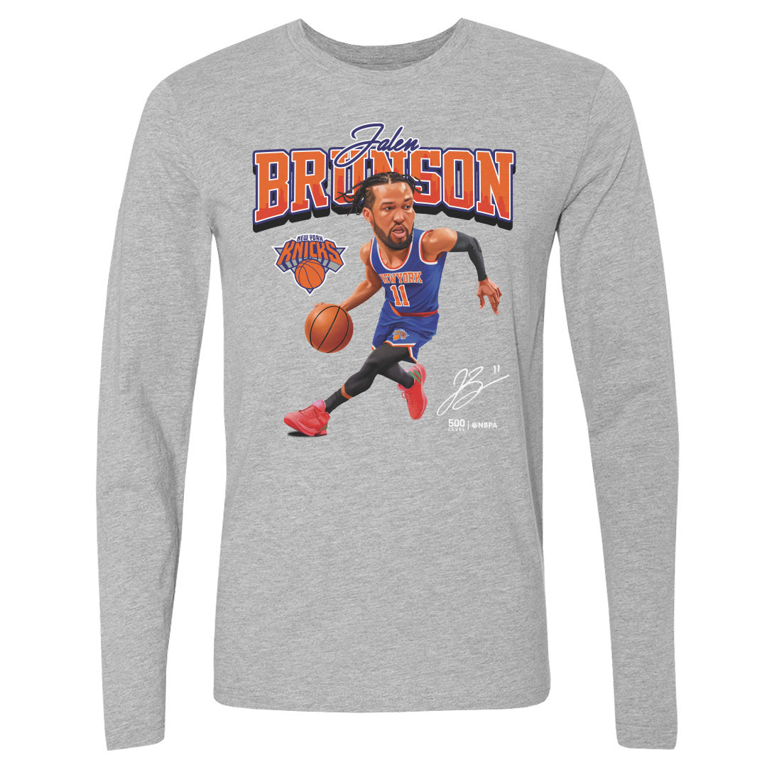 Jalen Brunson Men's Long Sleeve T-Shirt | 500 LEVEL