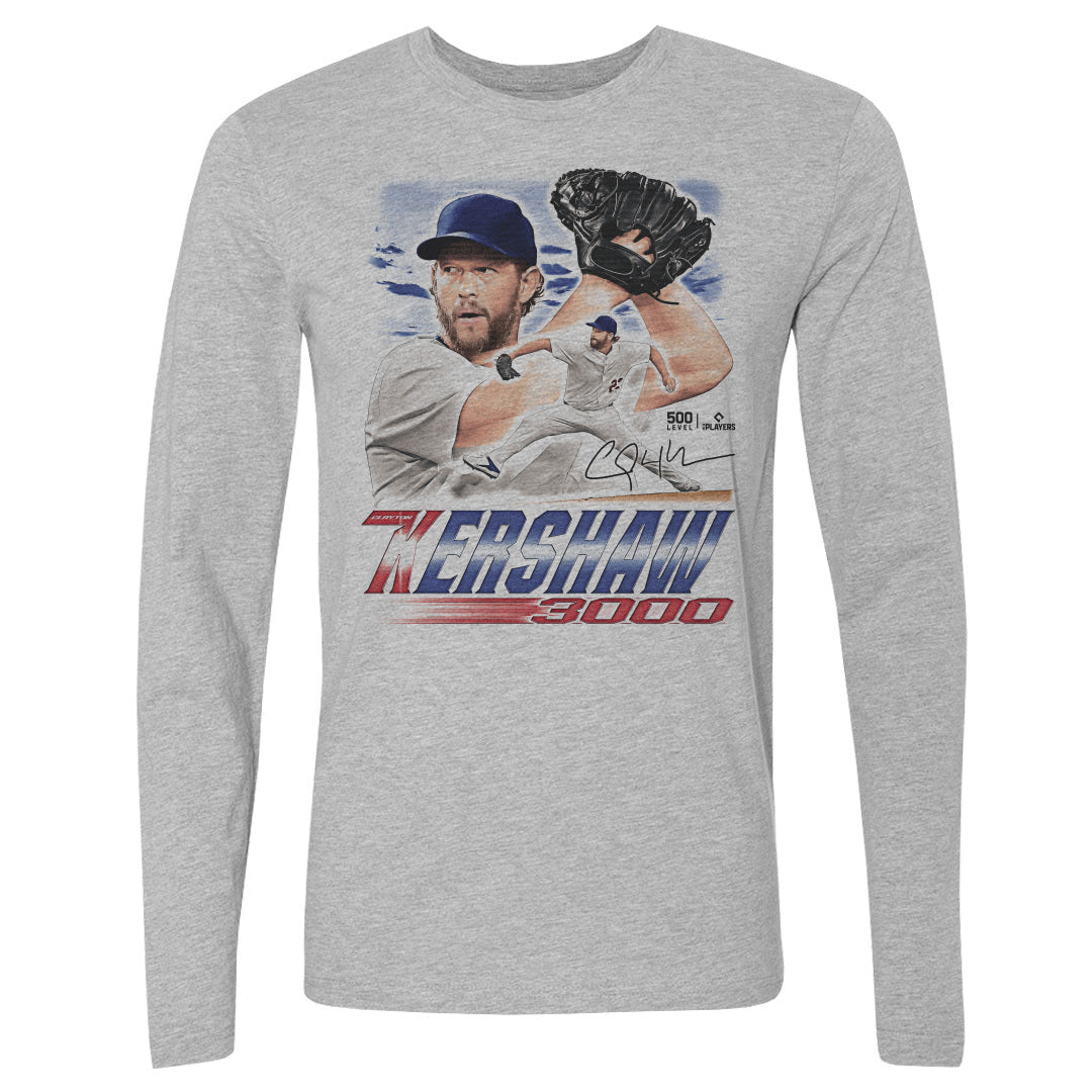 Clayton Kershaw Men's Long Sleeve T-Shirt | 500 LEVEL