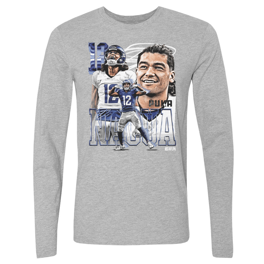 Puka Nacua Men's Long Sleeve T-Shirt | 500 LEVEL