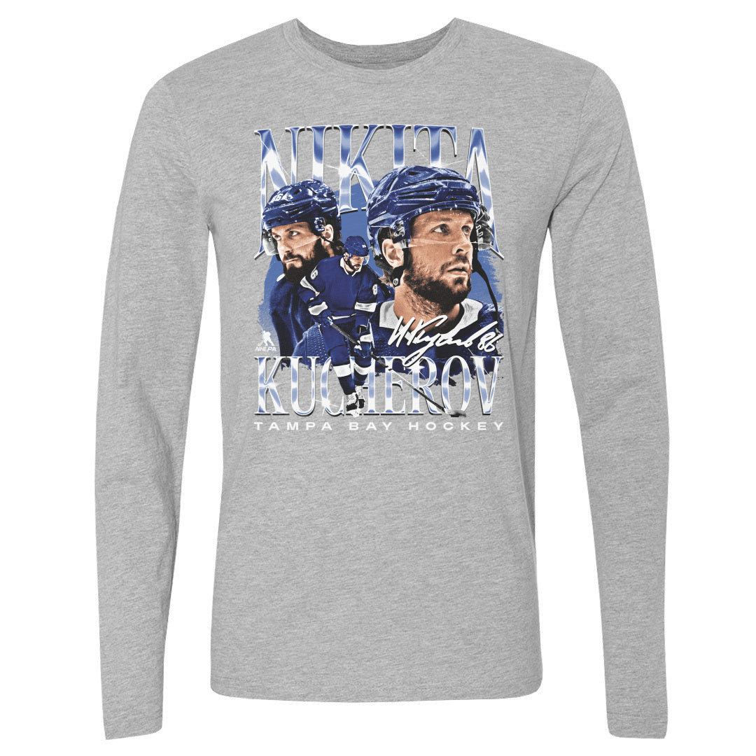 Nikita Kucherov Men's Long Sleeve T-Shirt | 500 LEVEL