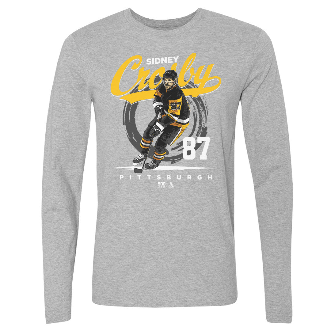 Sidney Crosby Men's Long Sleeve T-Shirt | 500 LEVEL