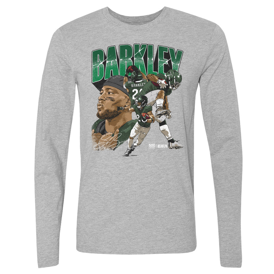 Saquon Barkley Men's Long Sleeve T-Shirt | 500 LEVEL
