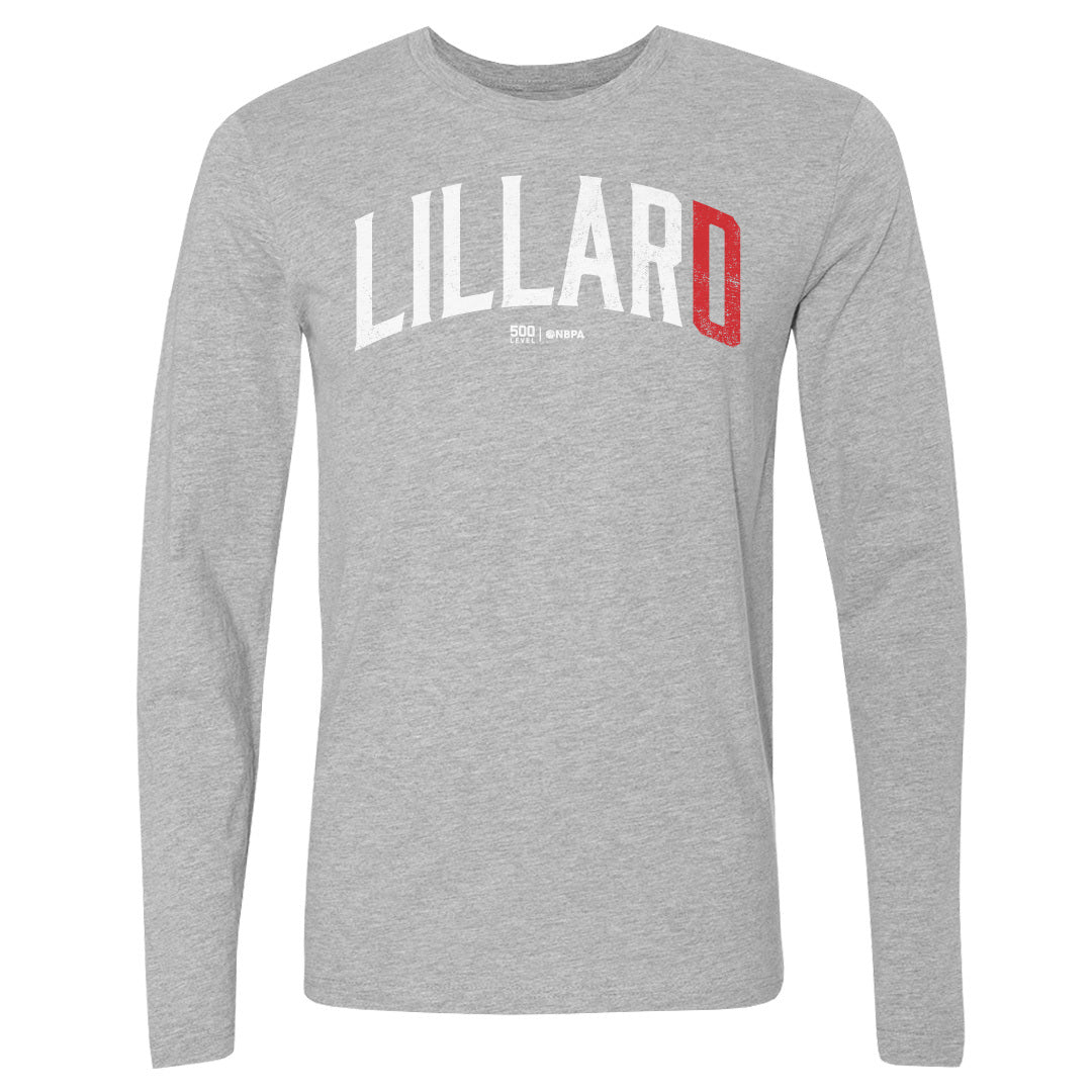 Damian Lillard Men's Long Sleeve T-Shirt | 500 LEVEL