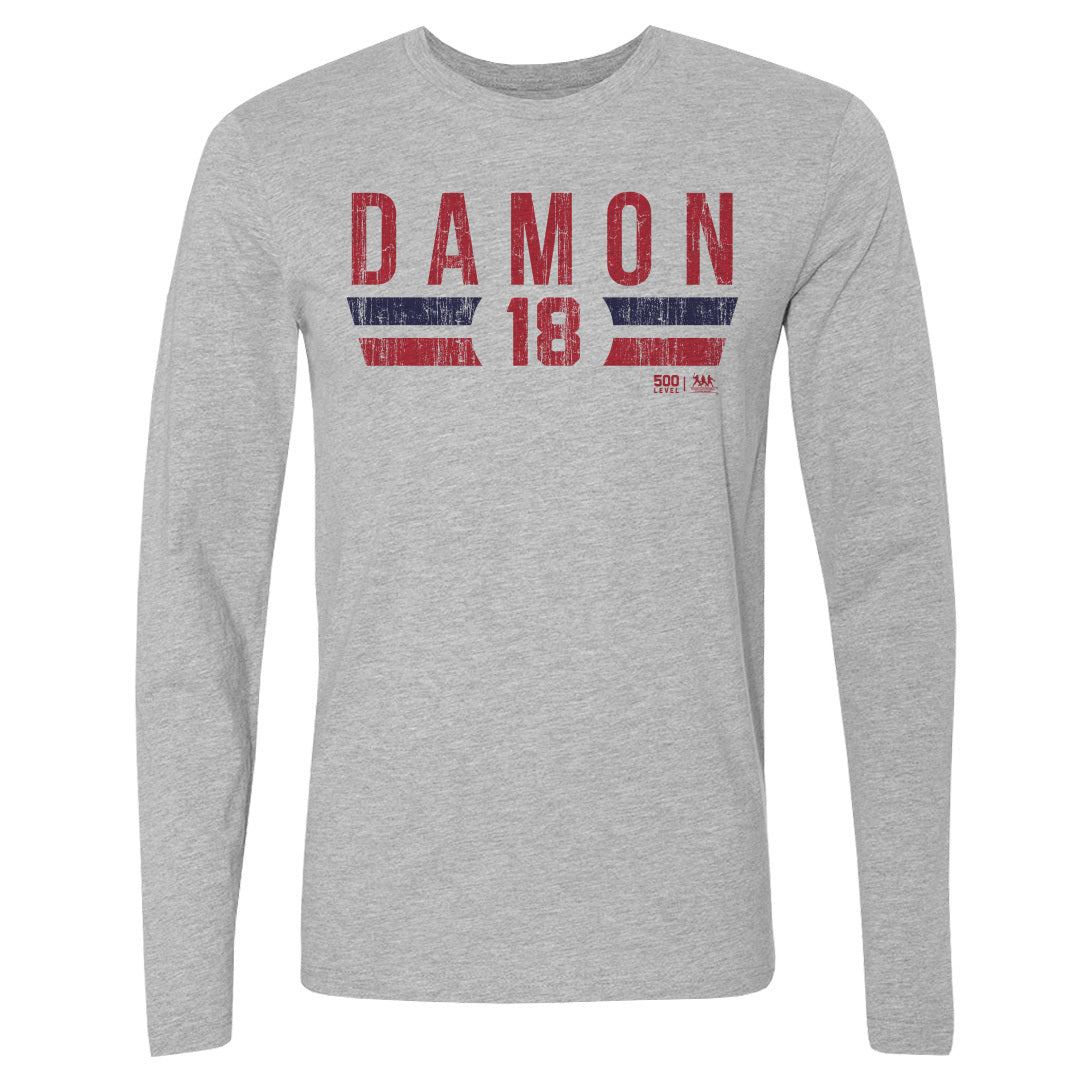 Johnny Damon Men's Long Sleeve T-Shirt | 500 LEVEL