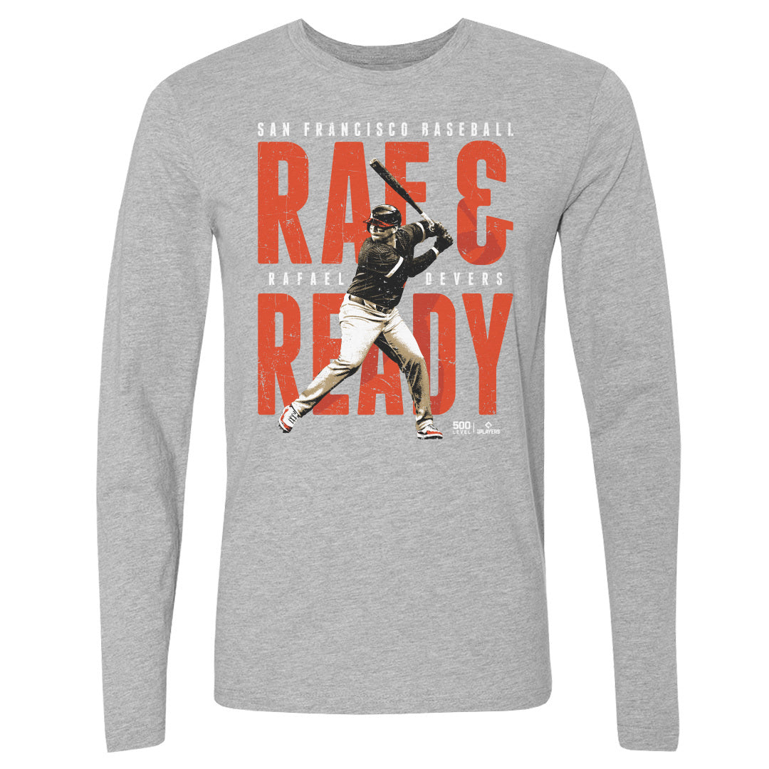 Rafael Devers Men's Long Sleeve T-Shirt | 500 LEVEL