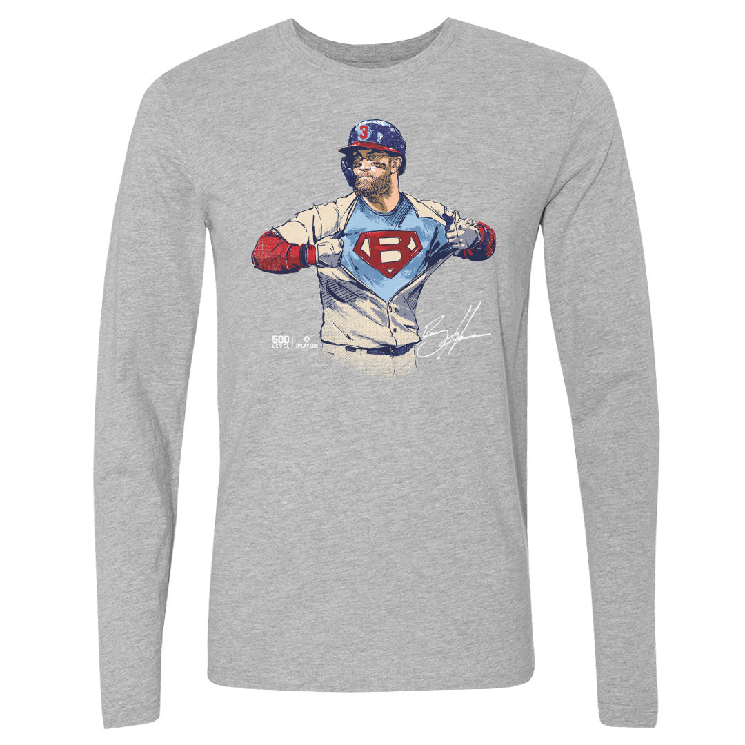Bryce Harper Men's Long Sleeve T-Shirt | 500 LEVEL