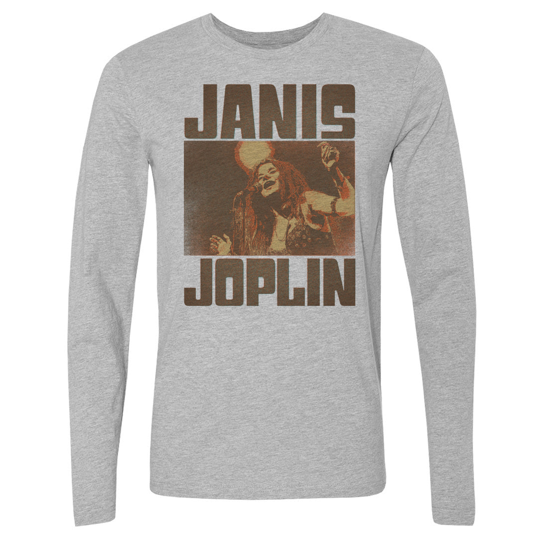 Janis Joplin Men's Long Sleeve T-Shirt | 500 LEVEL