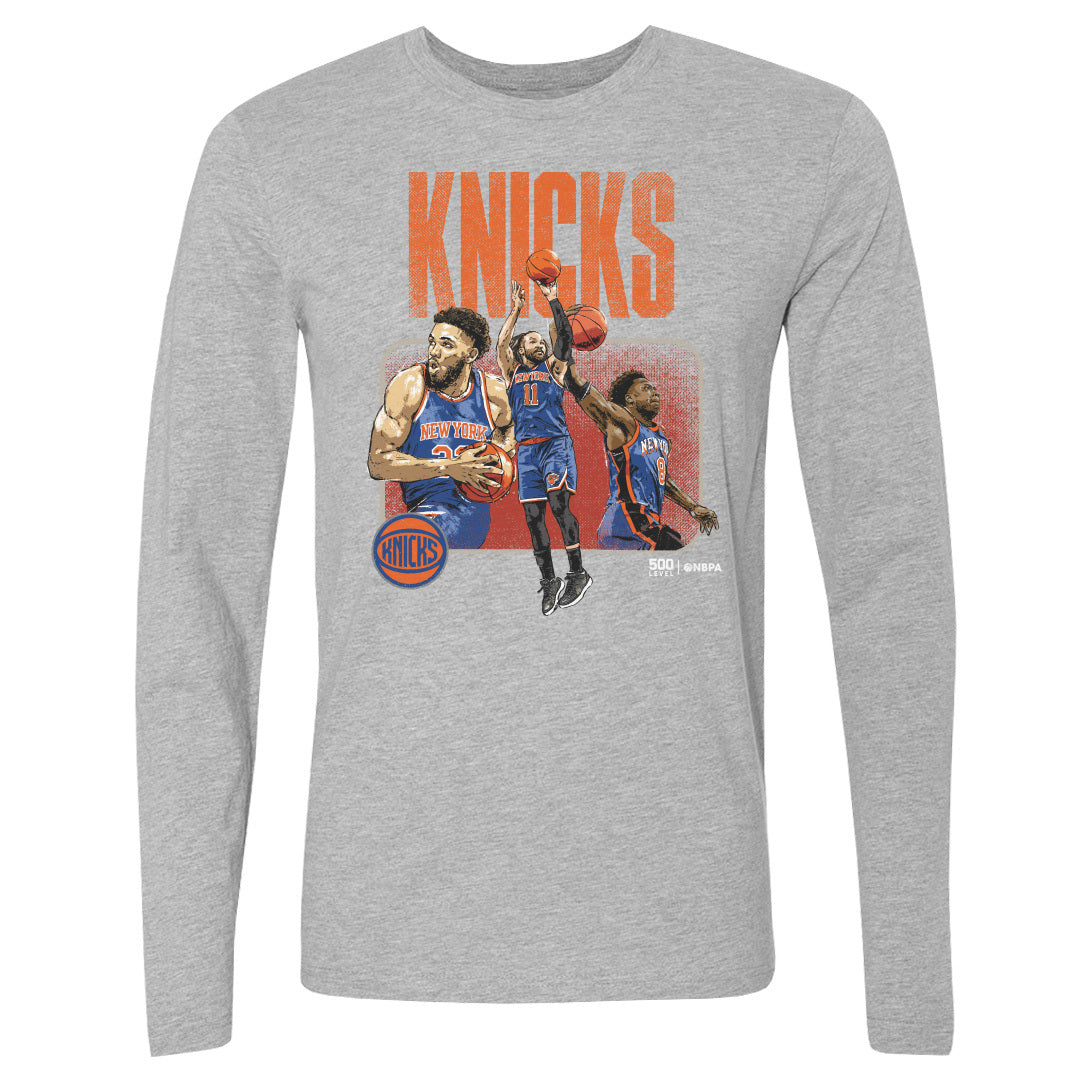 New York Knicks Men's Long Sleeve T-Shirt | 500 LEVEL