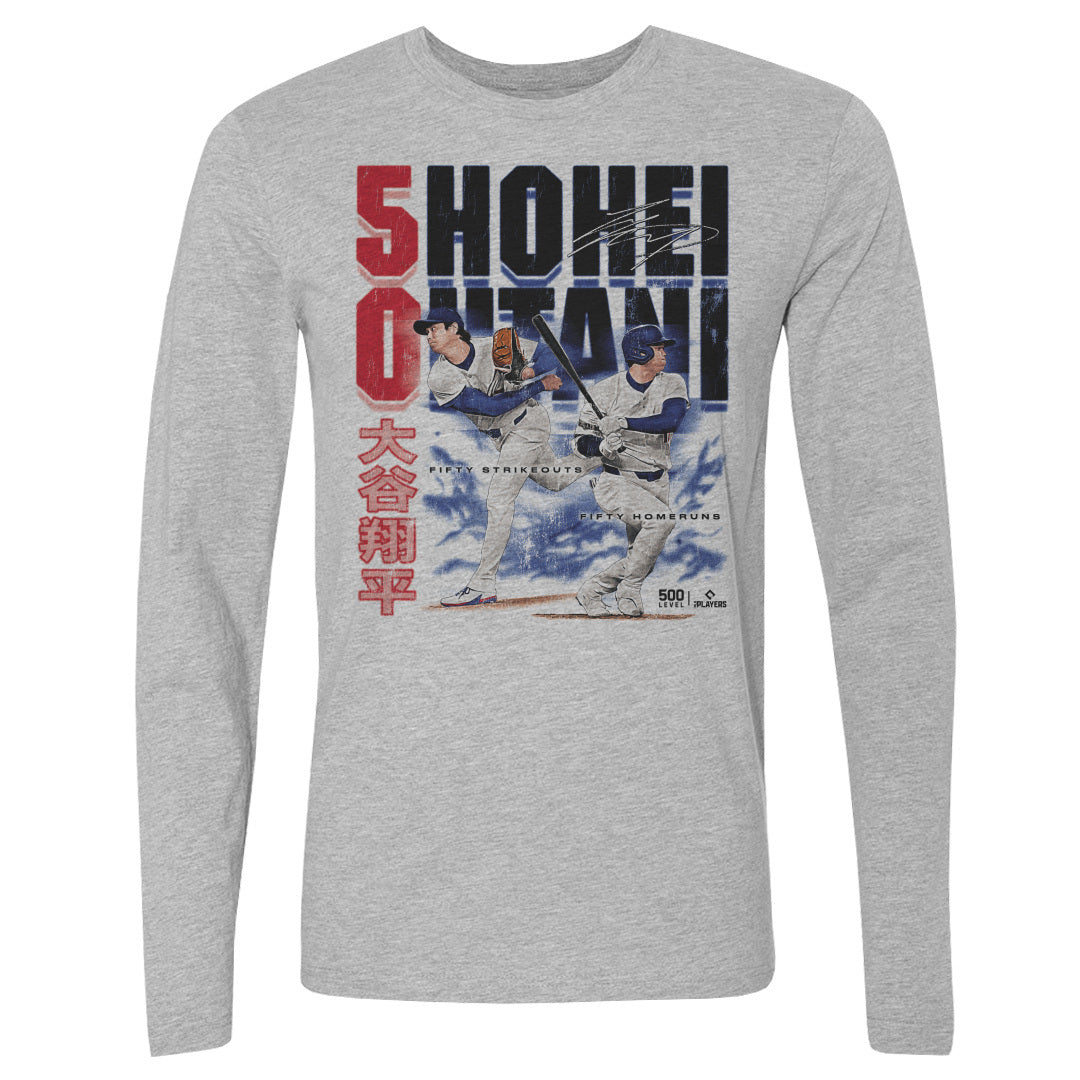 Shohei Ohtani Men's Long Sleeve T-Shirt | 500 LEVEL