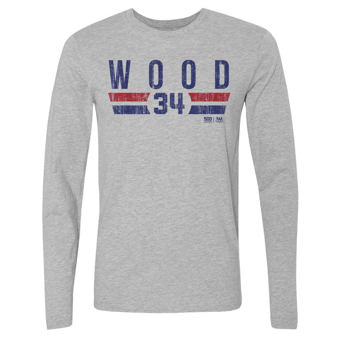 Kerry Wood Men's Long Sleeve T-Shirt | 500 LEVEL