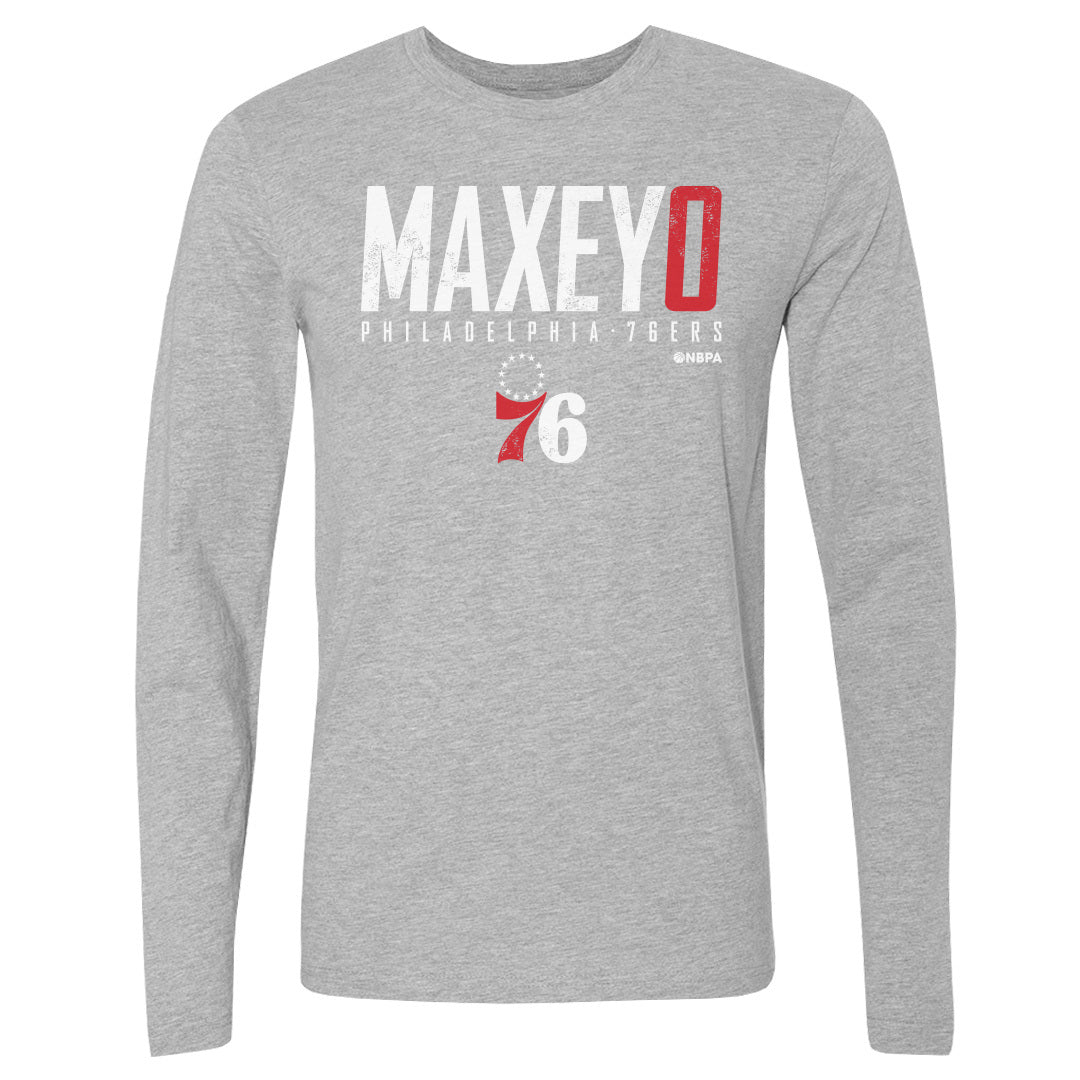 Tyrese Maxey Men's Long Sleeve T-Shirt | 500 LEVEL
