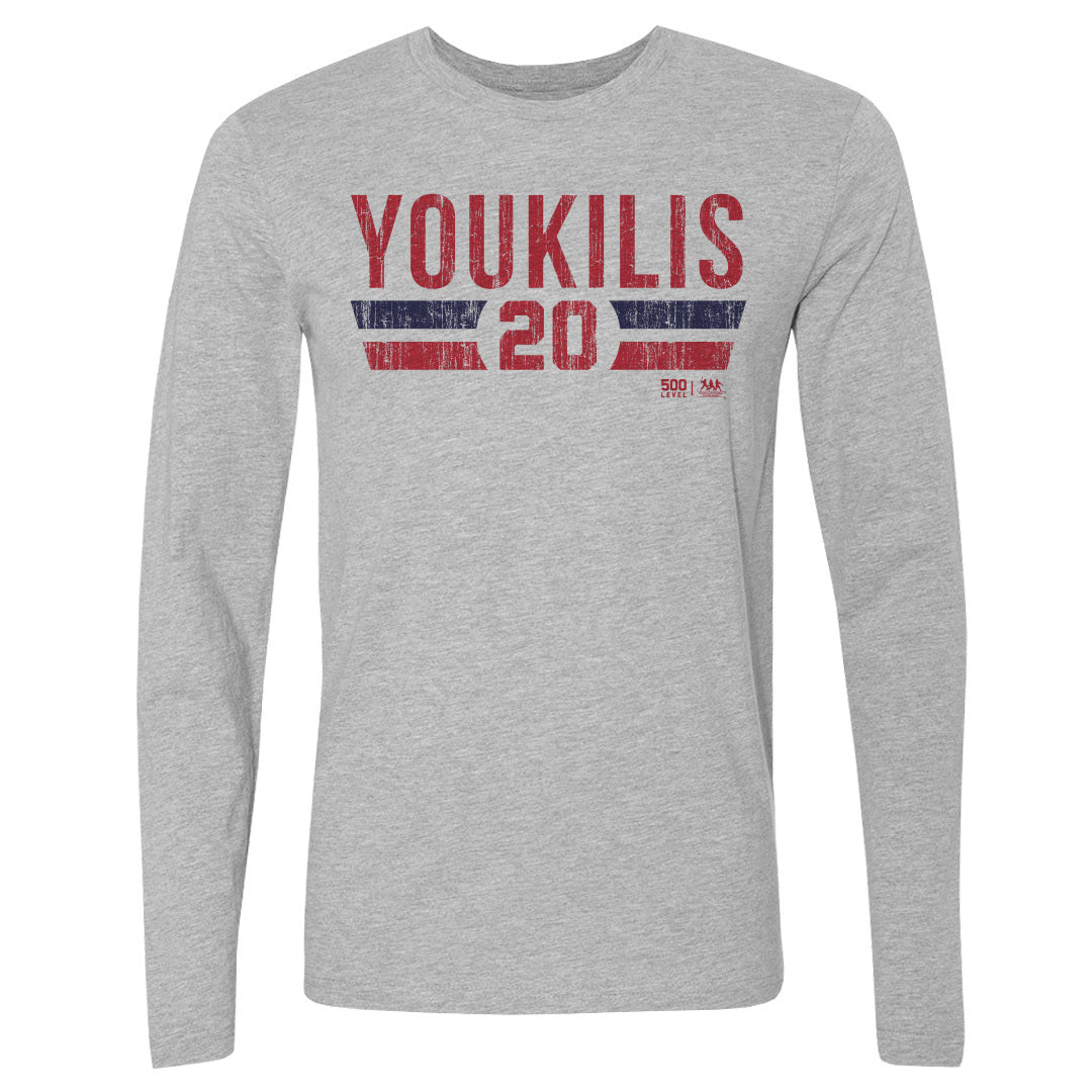 Kevin Youkilis Men's Long Sleeve T-Shirt | 500 LEVEL