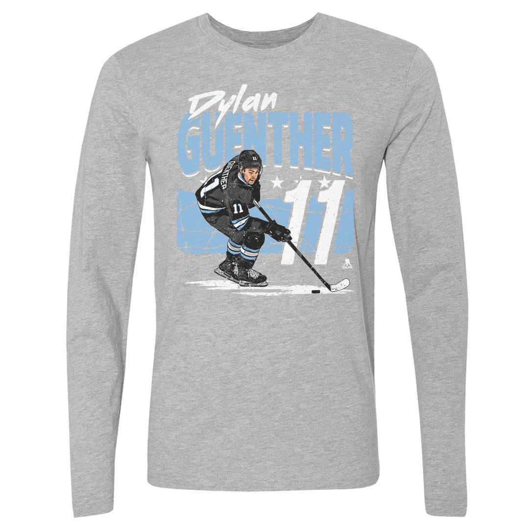 Dylan Guenther Men's Long Sleeve T-Shirt | 500 LEVEL