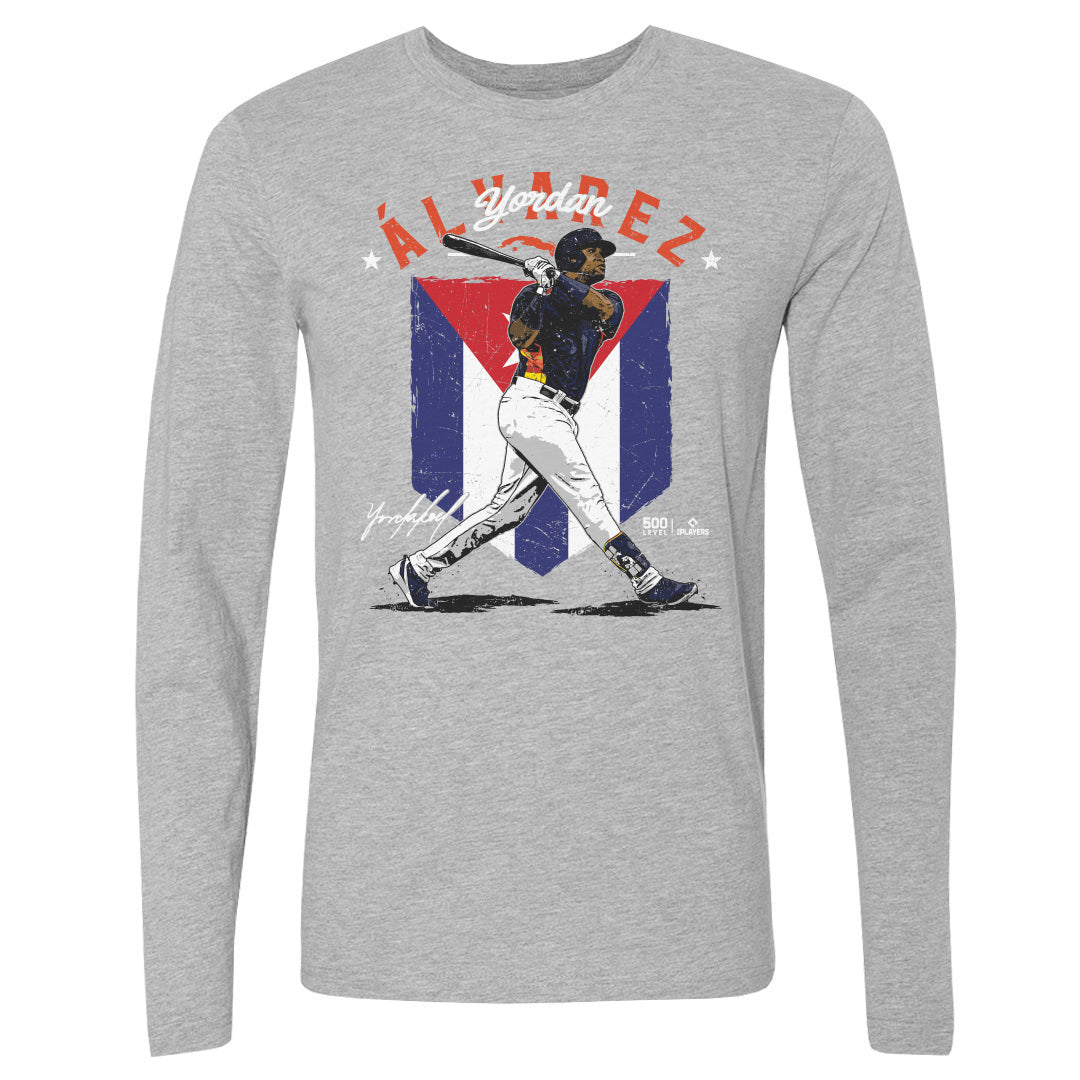 Yordan Alvarez Men's Long Sleeve T-Shirt | 500 LEVEL