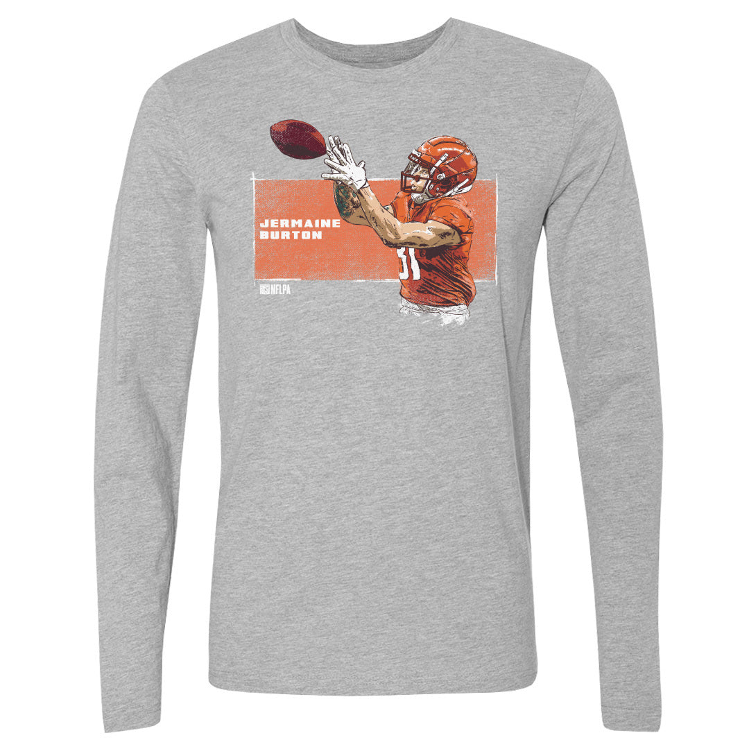 Jermaine Burton Men's Long Sleeve T-Shirt | 500 LEVEL