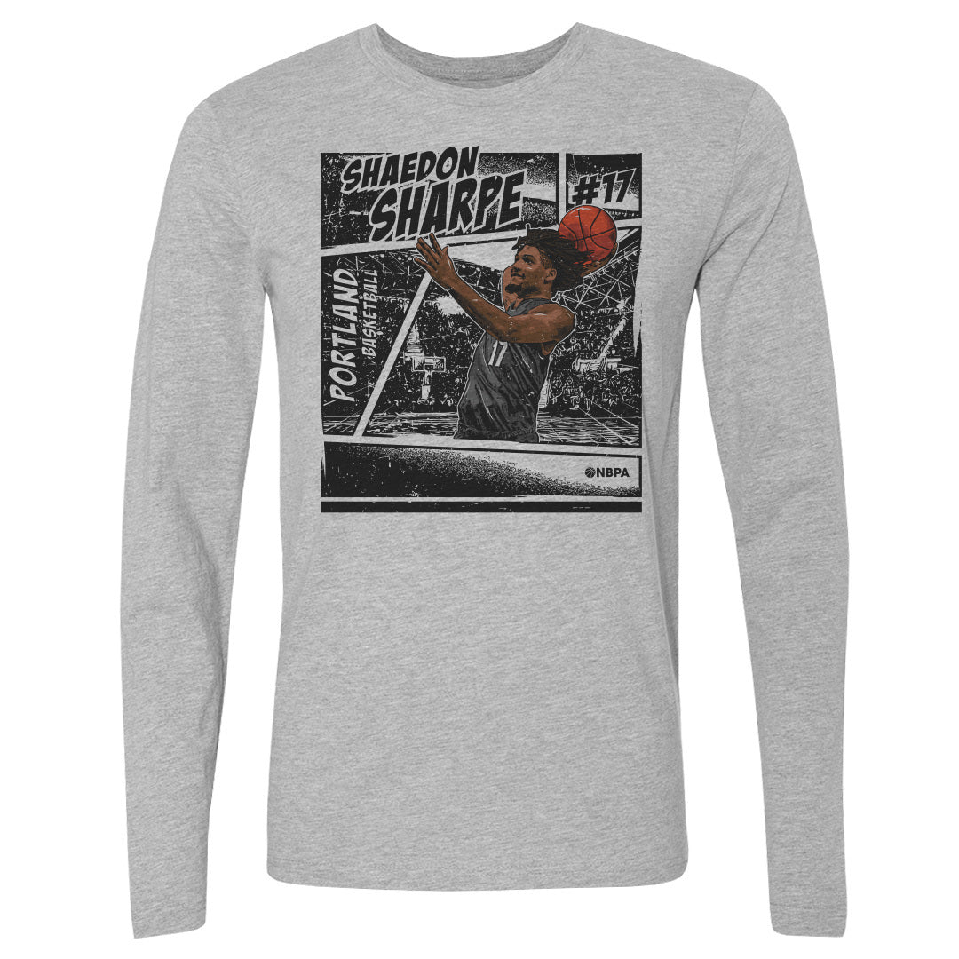Shaedon Sharpe Men's Long Sleeve T-Shirt | 500 LEVEL