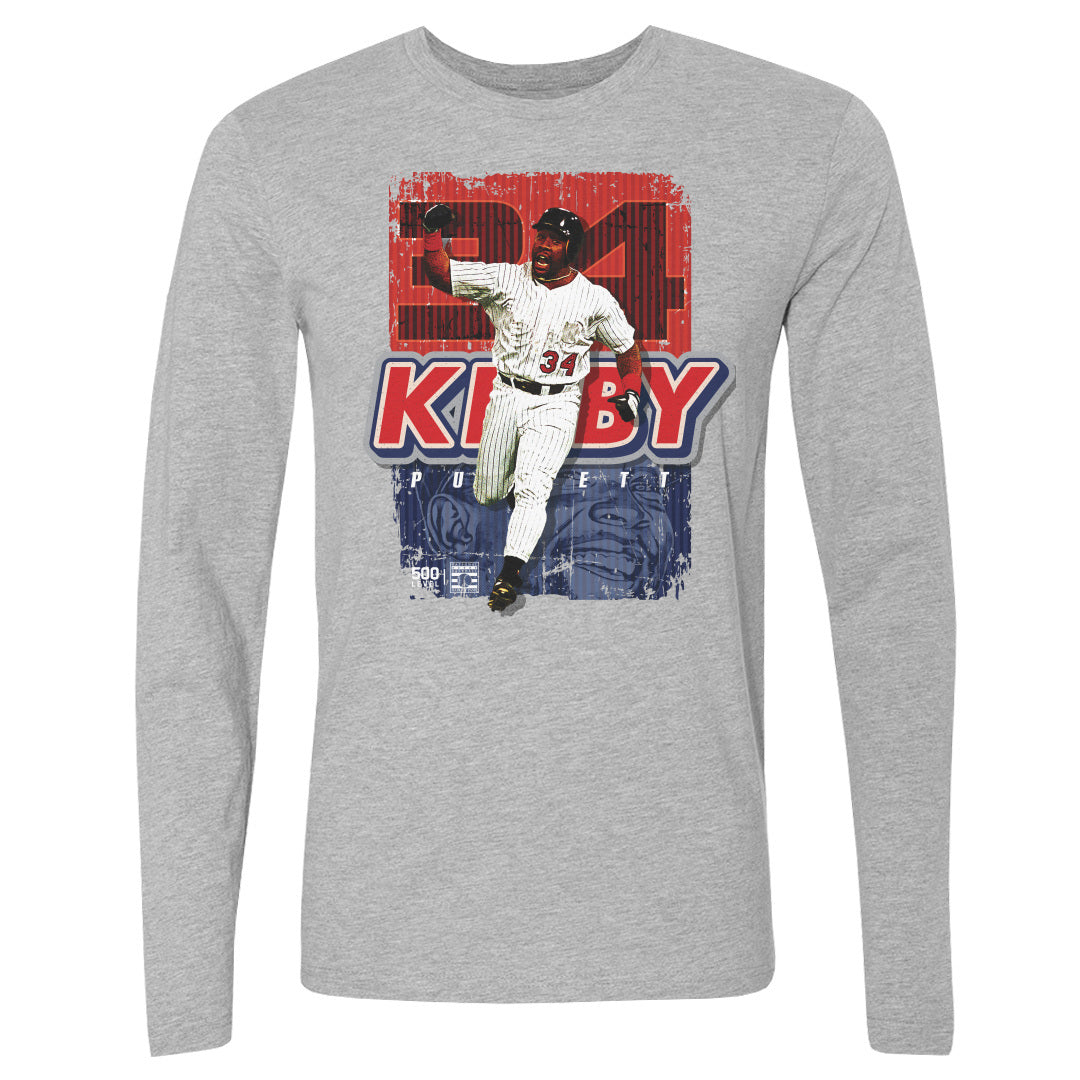 Kirby Puckett Men's Long Sleeve T-Shirt | 500 LEVEL