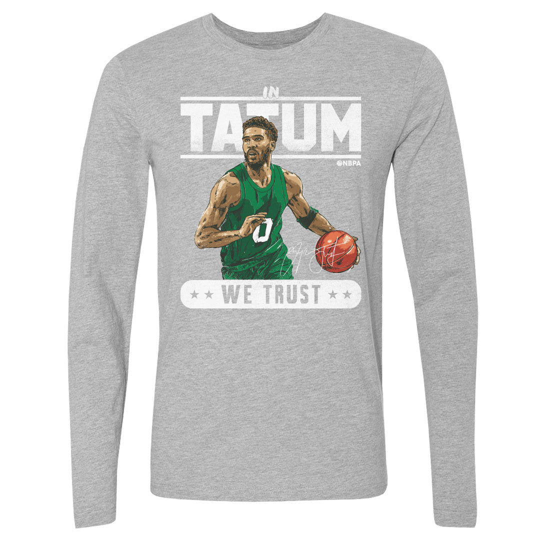 Jayson Tatum Men's Long Sleeve T-Shirt | 500 LEVEL