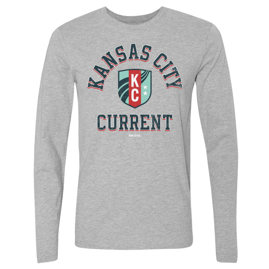 Kansas City Current Men's Long Sleeve T-Shirt | 500 LEVEL