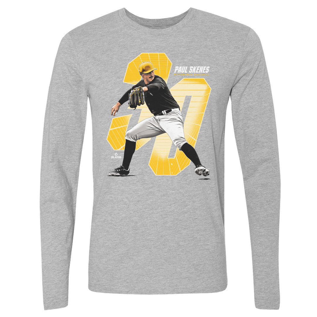 Paul Skenes Men's Long Sleeve T-Shirt | 500 LEVEL