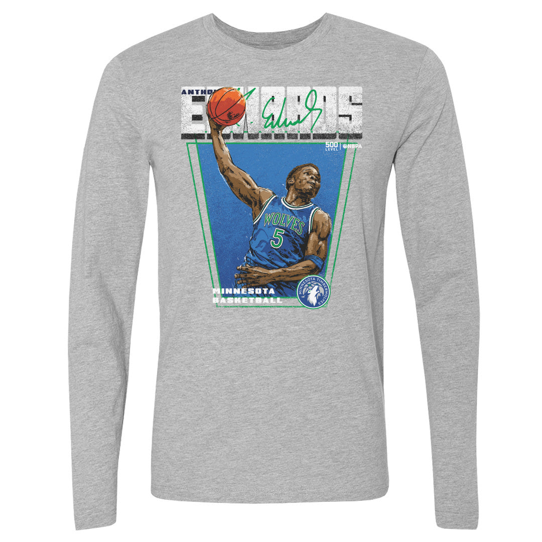 Anthony Edwards Men's Long Sleeve T-Shirt | 500 LEVEL