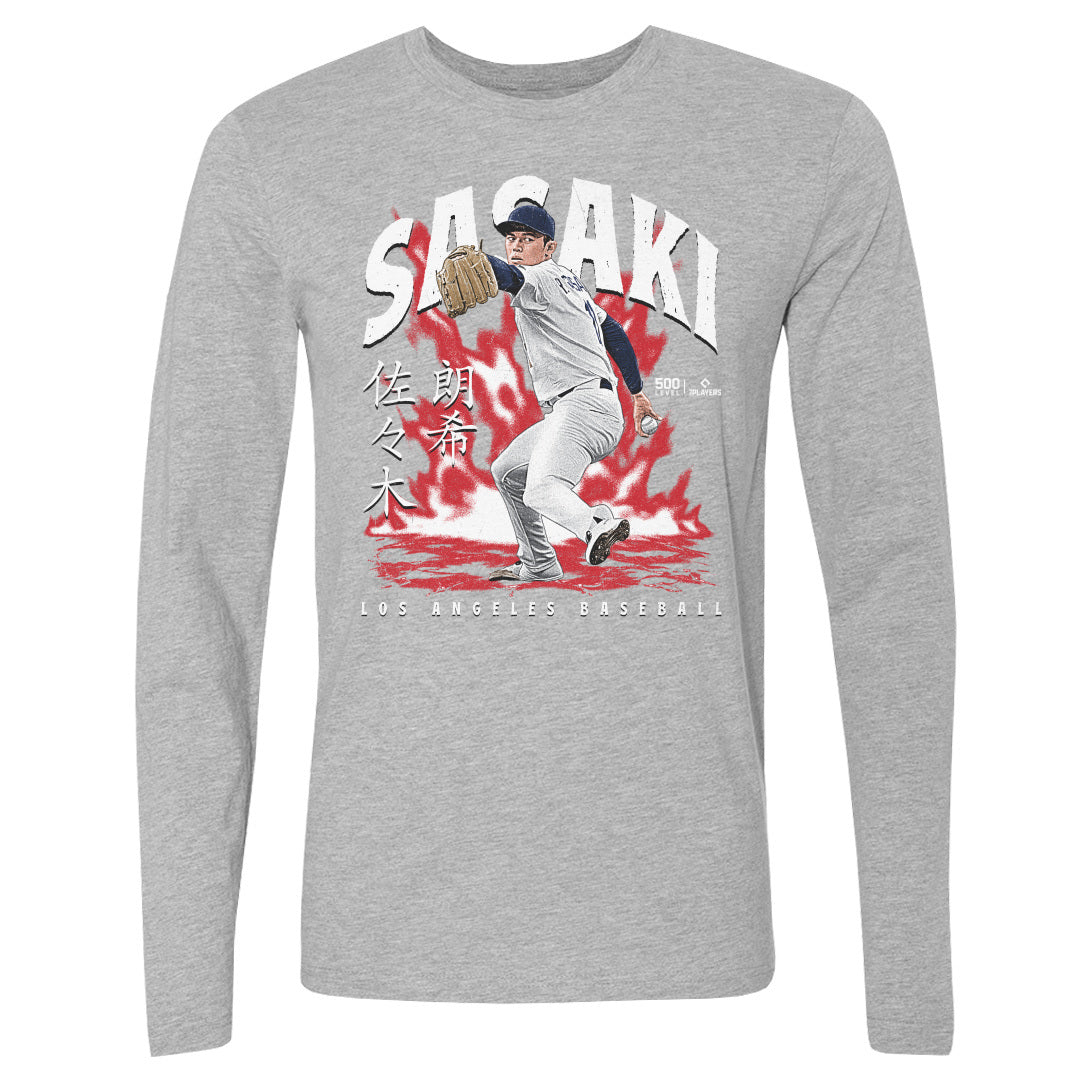 Roki Sasaki Men's Long Sleeve T-Shirt | 500 LEVEL