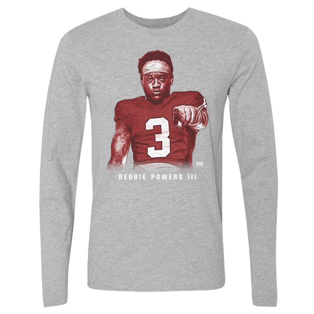 Reggie Powers III Men's Long Sleeve T-Shirt | 500 LEVEL
