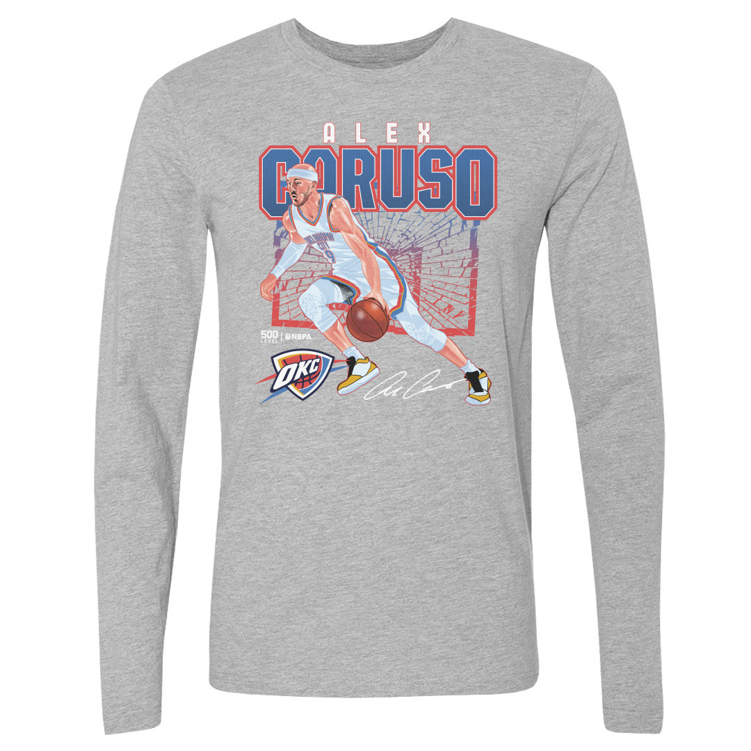 Alex Caruso Men's Long Sleeve T-Shirt | 500 LEVEL
